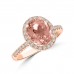 3.28 Ct Oval Shaped Morganite Diamond Anniversary Band ( G-H Color SI-2 I1 Clarity) 3.28 Ct Oval Shaped Morganite Diamond Anniversary Band ( G-H Color SI-2 I1 Clarity)
